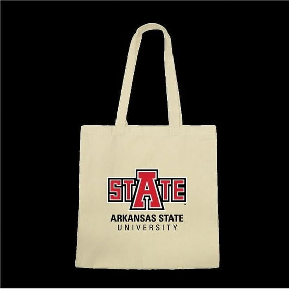 Arkansas State University Wolves Institutional Tote Bag, Natural - One Size