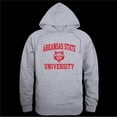 thumbnail image 1 of Arkansas State University Wolves Seal Hoodie, Heather Grey - 2XL, 1 of 1