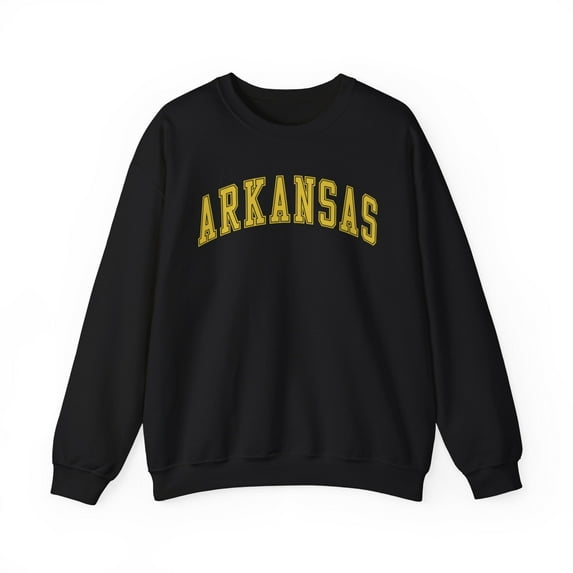 Arkansas Sweatshirt Gifts Crew Neck Shirt Long Sleeve Unisex