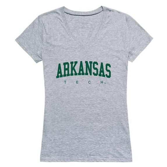Arkansas Tech University Wonder Boys Game Day Women T-Shirt, Heather Grey - Medium