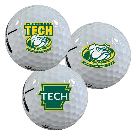 Arkansas Tech University Wonder Boys and Golden Suns Logo Edition Taylormade Distance+ Golf Balls 12-Pack (Dozen)
