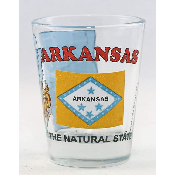 Arkansas The Natural State All-American Collection Shot Glass