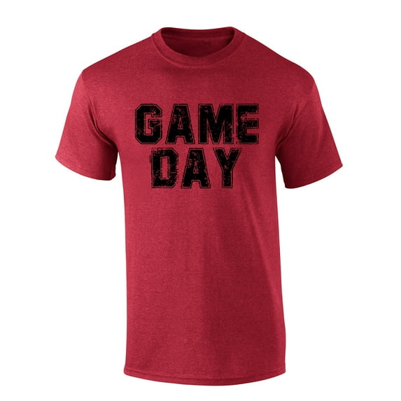 Arkansas Tshirt Football Team Color Cardinal and Black Alabama Game Day Shirt Mens Short Sleeve T-shirt Graphic Tee-Heather Cardinal-4xl