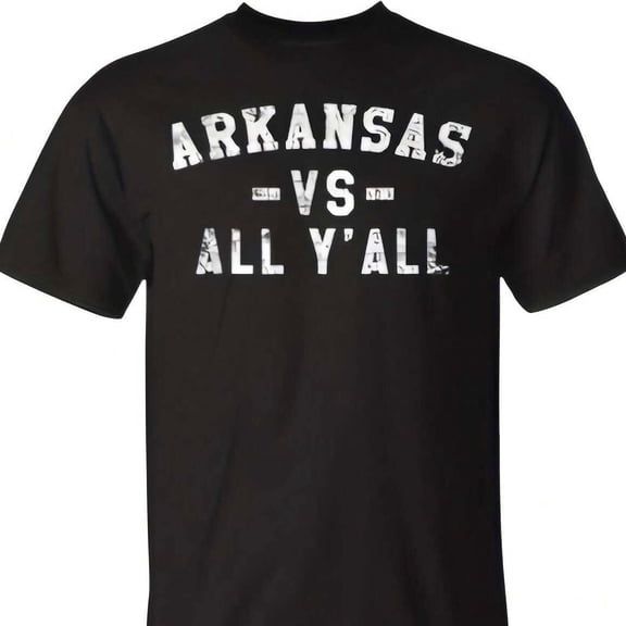 Arkansas Vs All Yall For Y'all Vintage T-Shirt 220G Cotton Everyday T-Shirt