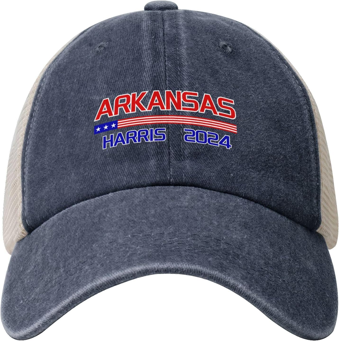 Arkansas for Harris 2024 Baseball Cap Mesh Back Sun Support Kamala