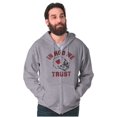 thumbnail image 1 of Arkansas in Hog We Trust Funny AR Unisex Fleece Graphic Zip Up Hoodie Brisco Brands 5X, 1 of 5