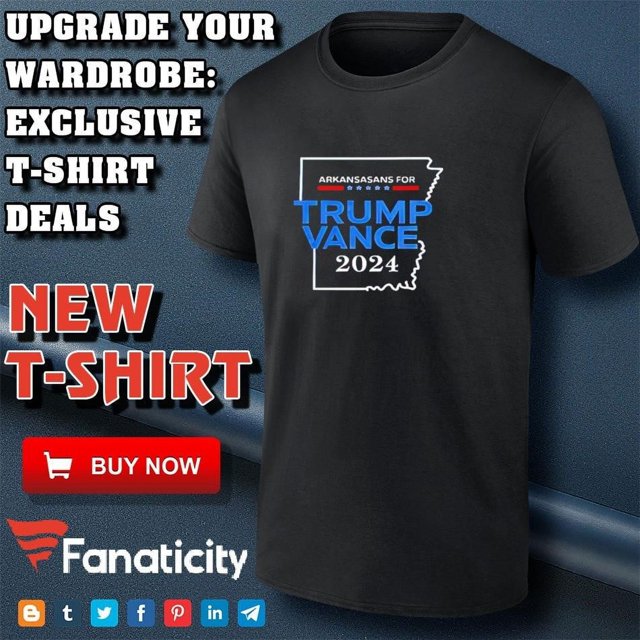 Arkansasans For Trump Vance 2024 Arkansas Map Shirt