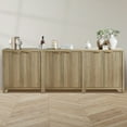 ARKANTOS 30.5" Modern Sideboard Buffet Oak Finish(Set