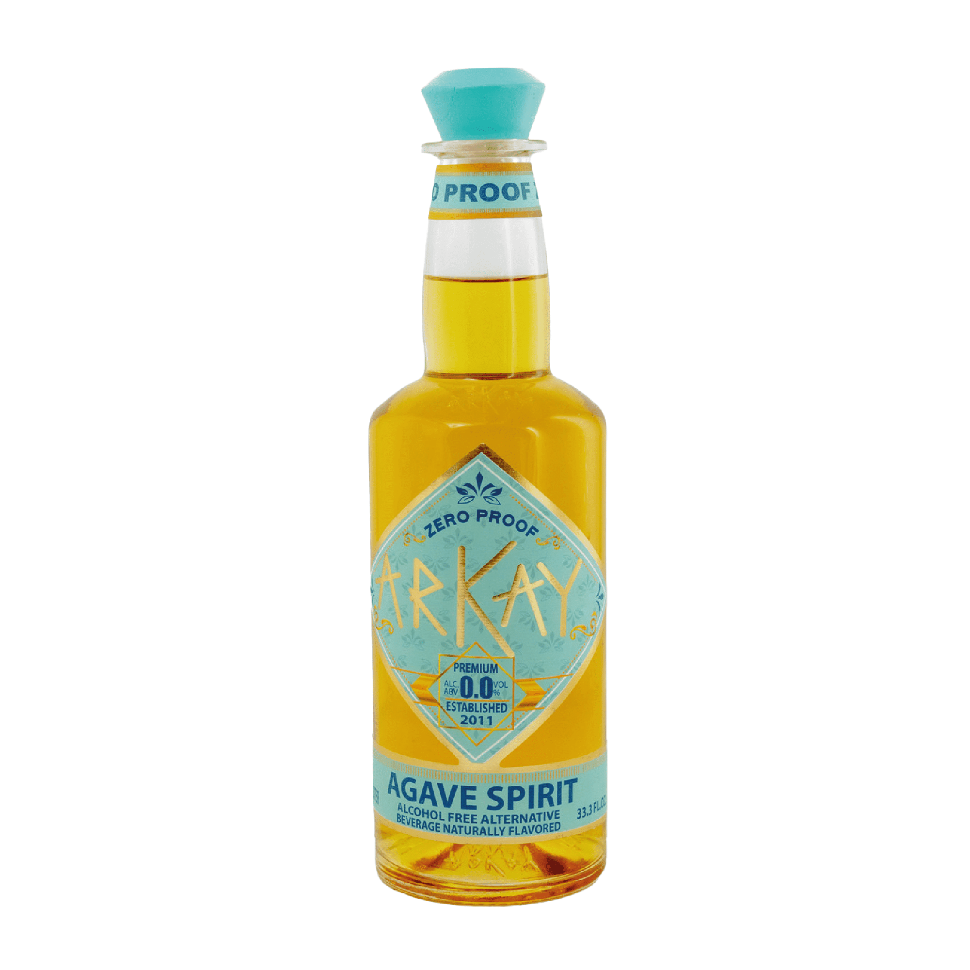 ARKAY | Agave Zero Proof Liqueur | Premium Alcohol-Free Alternative | 33.3 fl oz (1L) | Zero Calories & Sugar