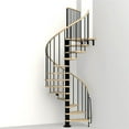 thumbnail image 1 of Arke K07082 47 in. Phoenix Spiral Staircase Kit, Black, 1 of 1