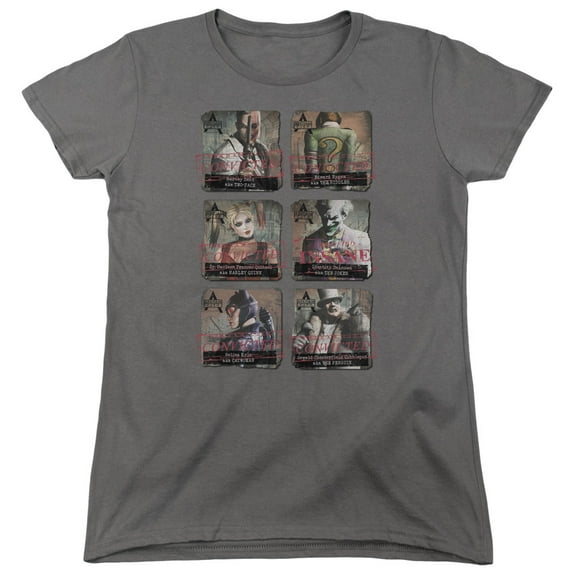 Arkham City - Arkham Lineup - Women's Short Sleeve Shirt - X-Large