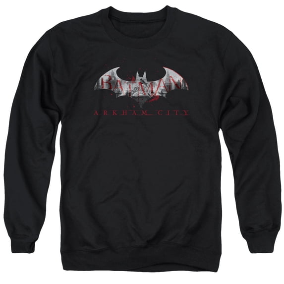 Arkham City - Bat Fill - Crewneck Sweatshirt - Large