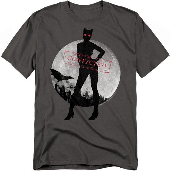 Arkham City T-Shirt Catwoman Convicted Unisex Graphic Tee For Men & Women