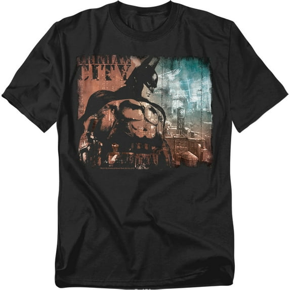 Arkham City T-Shirt City Knockout Unisex Graphic Tee For Men & Women
