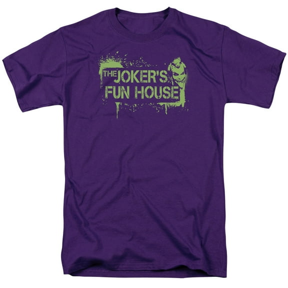 Arkham City - Jokers Fun House - Short Sleeve Shirt - Large
