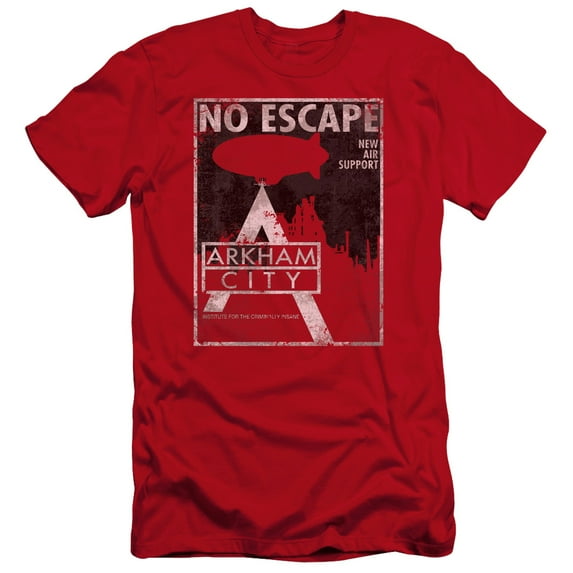 Arkham City - No Escape - Premium Slim Fit Short Sleeve Shirt - X-Large