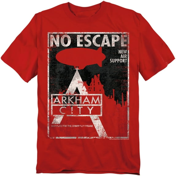 Arkham City T-Shirt No Escape Unisex Graphic Tee For Men & Women