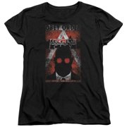 Arkham City - Obey Order Poster - Womens Short Sleeve Shirt - Small