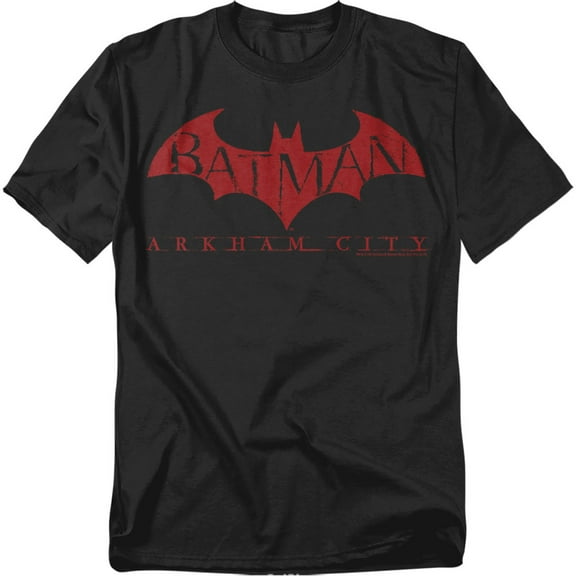 Arkham City T-Shirt Red Bat Unisex Graphic Tee For Men & Women