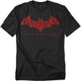 thumbnail image 1 of Arkham City T-Shirt Red Bat Unisex Graphic Tee For Men & Women, 1 of 7