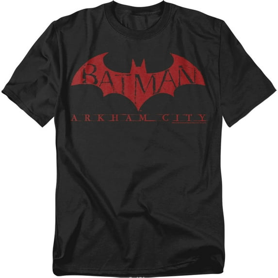 Arkham City T-Shirt Red Bat Unisex Graphic Tee For Men & Women