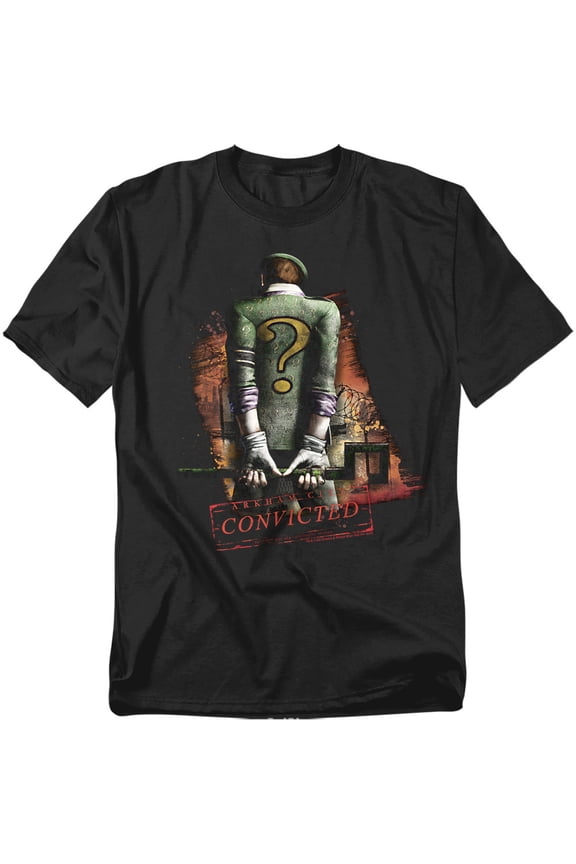 Arkham City T-Shirt Riddler Convicted Unisex Graphic Tee For Men & Women