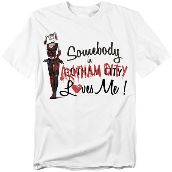 Arkham City T-Shirt Somebody Loves Me Unisex Graphic Tee For Men & Women