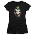 thumbnail image 1 of Batman Arkham City Spraypaintile S/S Junior Women's T-Shirt Sheer Black, 1 of 2