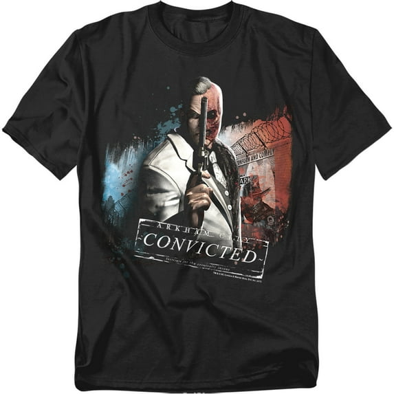 Arkham City T-Shirt Two Face Unisex Graphic Tee For Men & Women