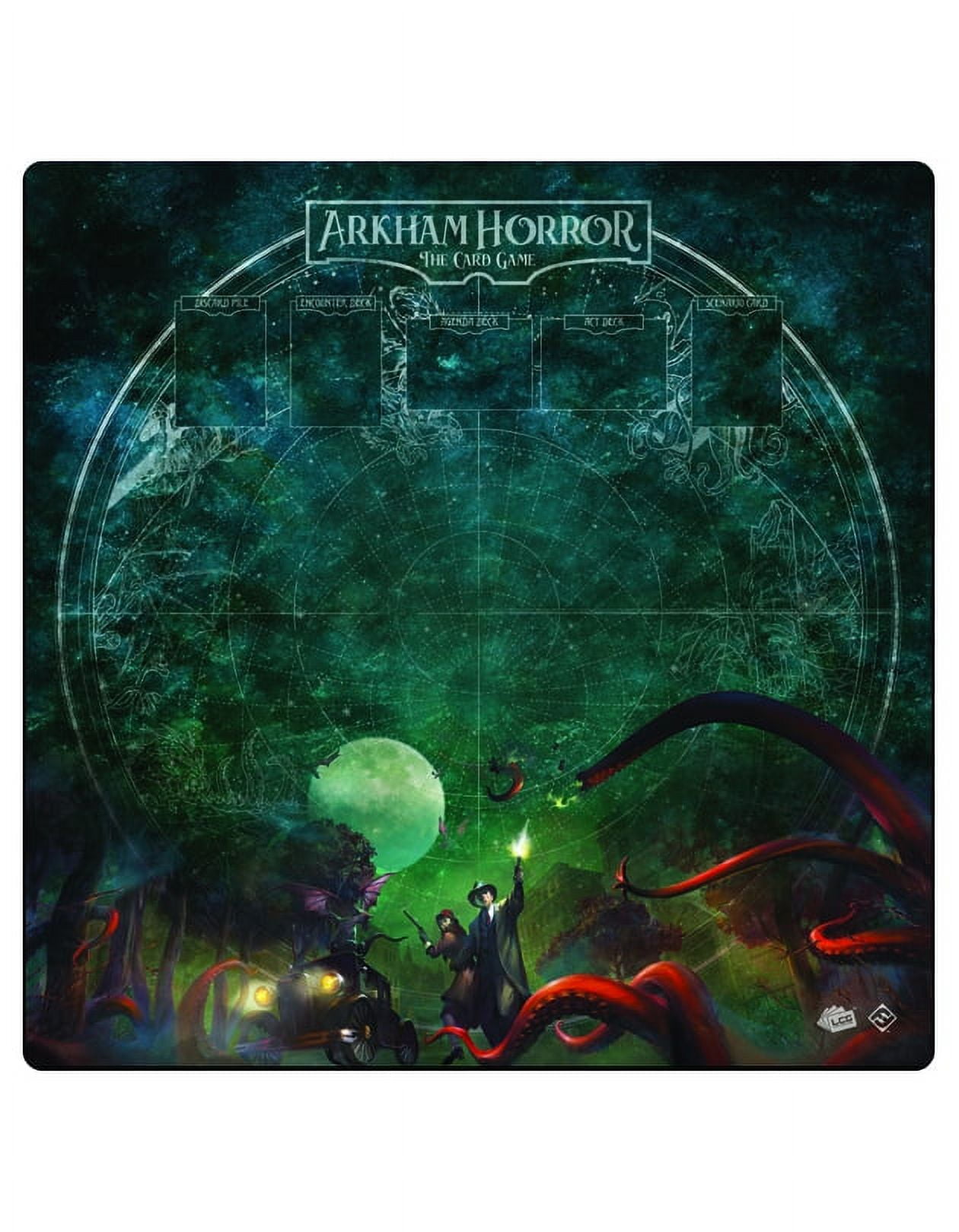 Arkham Horror: The Card Game - Countless Terrors 1-4 Player Playmat