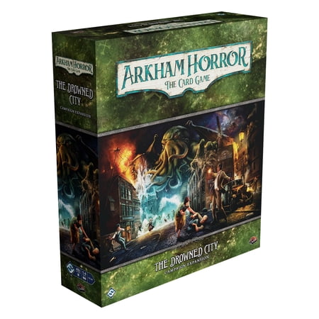 Arkham Horror: The Card Game – The Drowned City Campaign Expansion for Ages 14+, from Asmodee