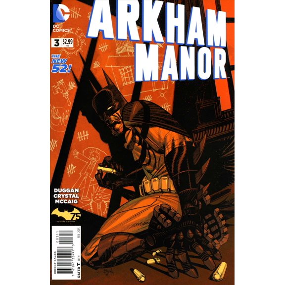 Arkham Manor #3 VF ; DC Comic Book