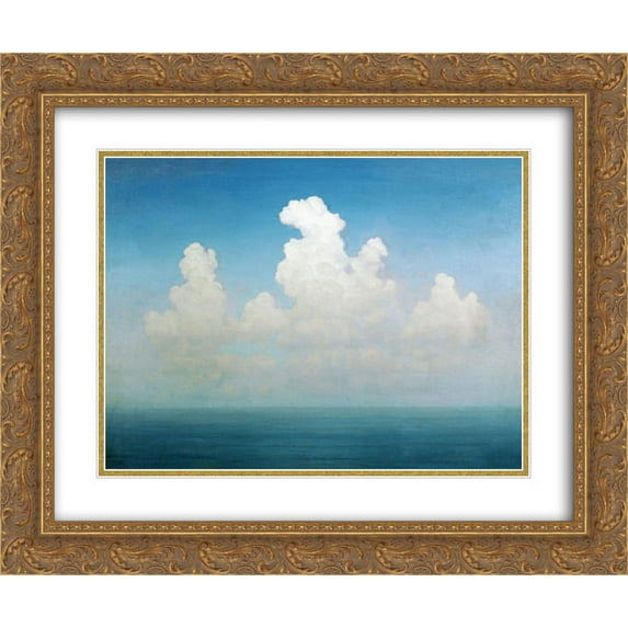 Arkhip Kuindzhi 2x Matted 24x20 Gold Ornate Framed Art Print 'Cloud '