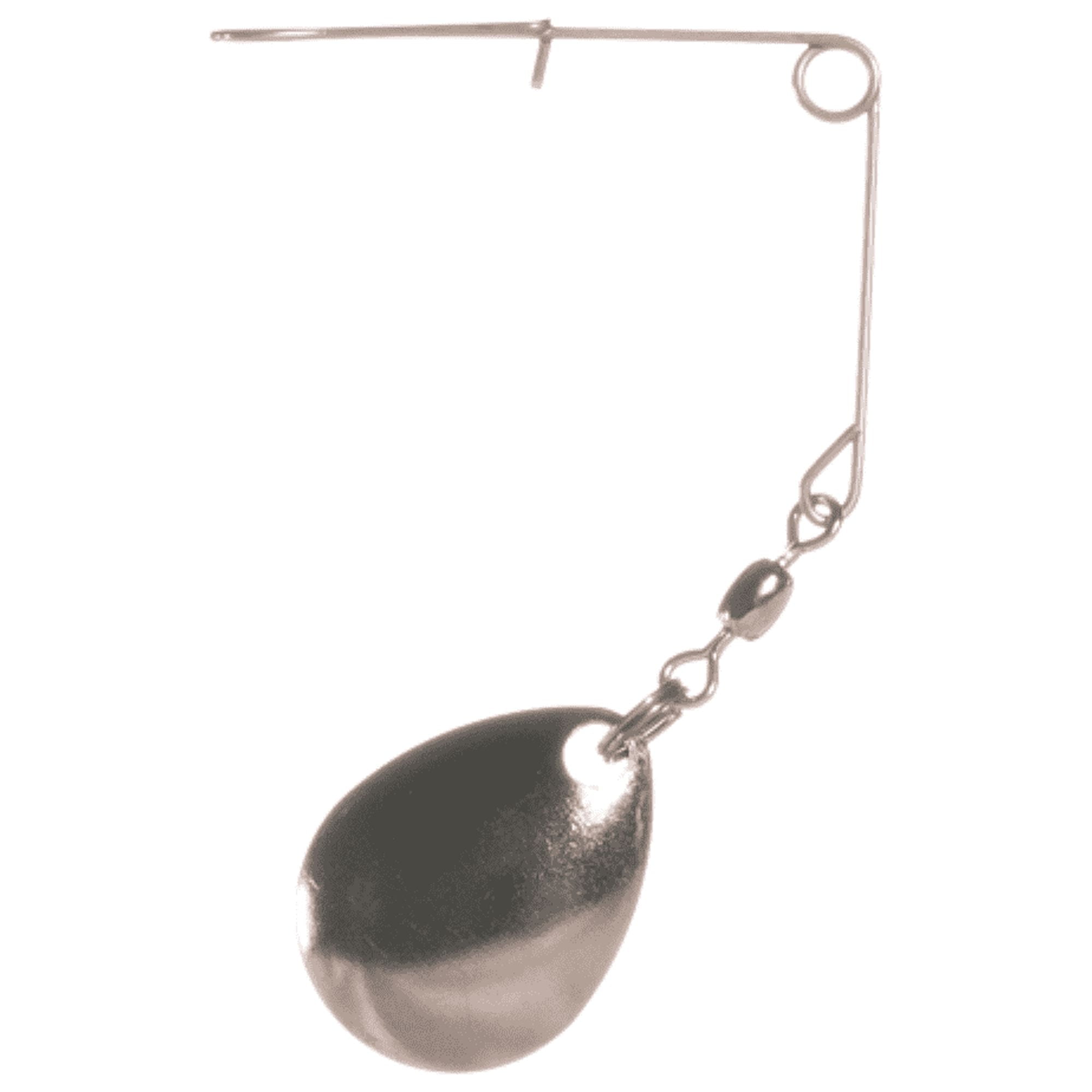 Arkie Chrome Jig Spinner, Nickle, Size 0, 2 Count