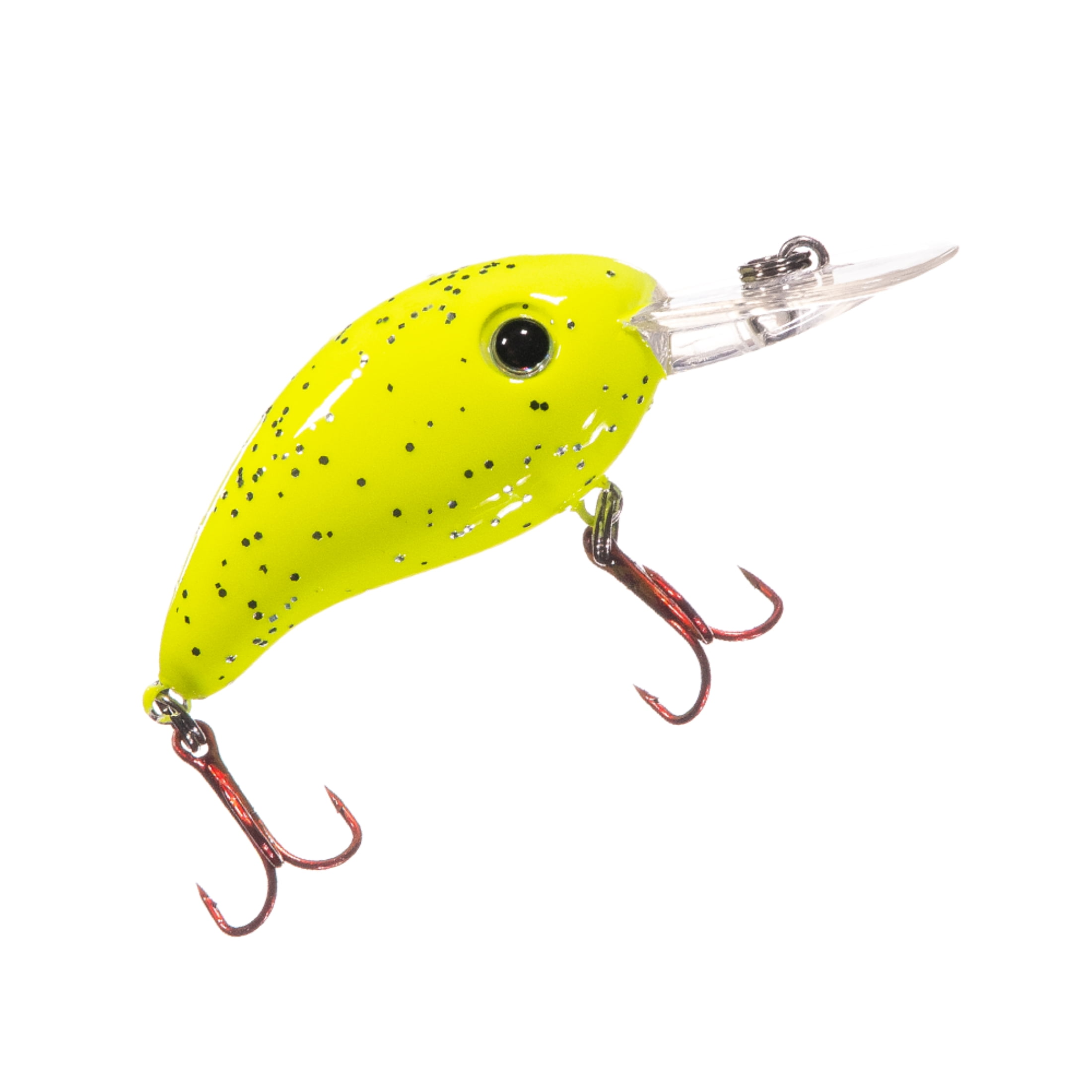 Arkie Lures 220 Series Crappie Crankbait, Color Chartreuse Sparkle