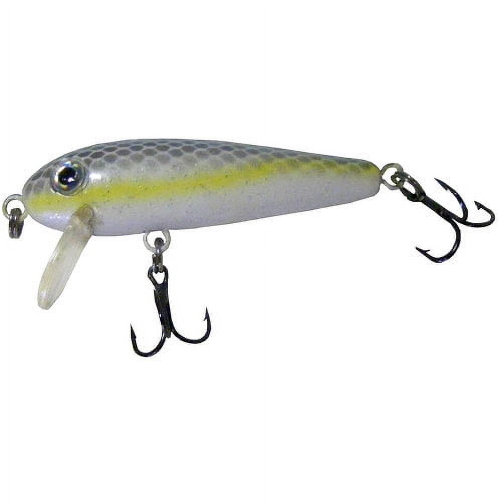 Arkie Lures Crappie Crankbait Minnow, Color Sexee Shad
