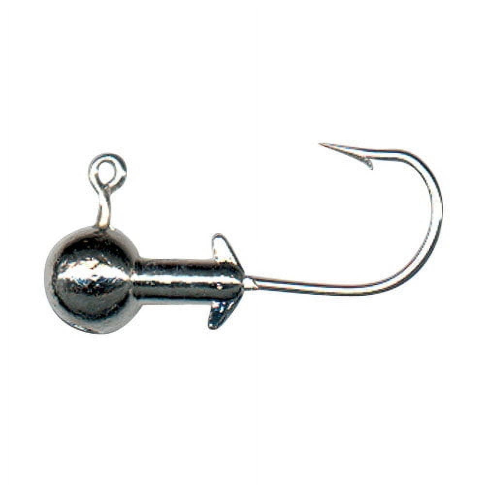 Arkie Lures Plated Jig Heads, Chrome, Size 1/16 oz.
