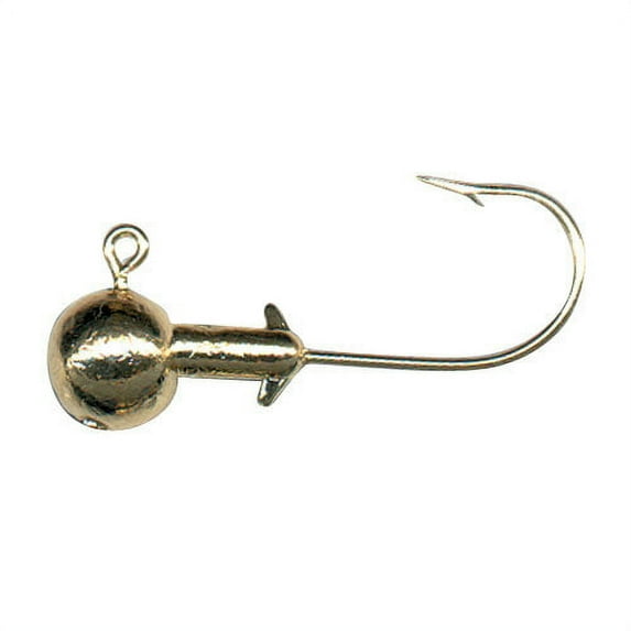 Arkie Lures Plated Jig Heads, Color Gold, Size 1/8 oz.