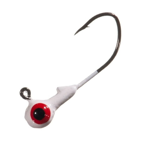 Arkie Lures Pro Model Sickle Hook Jig Head Hard Bait, Color White, Size 1/16 oz. price history and forecast - Arkie Lures PSH-116-1
