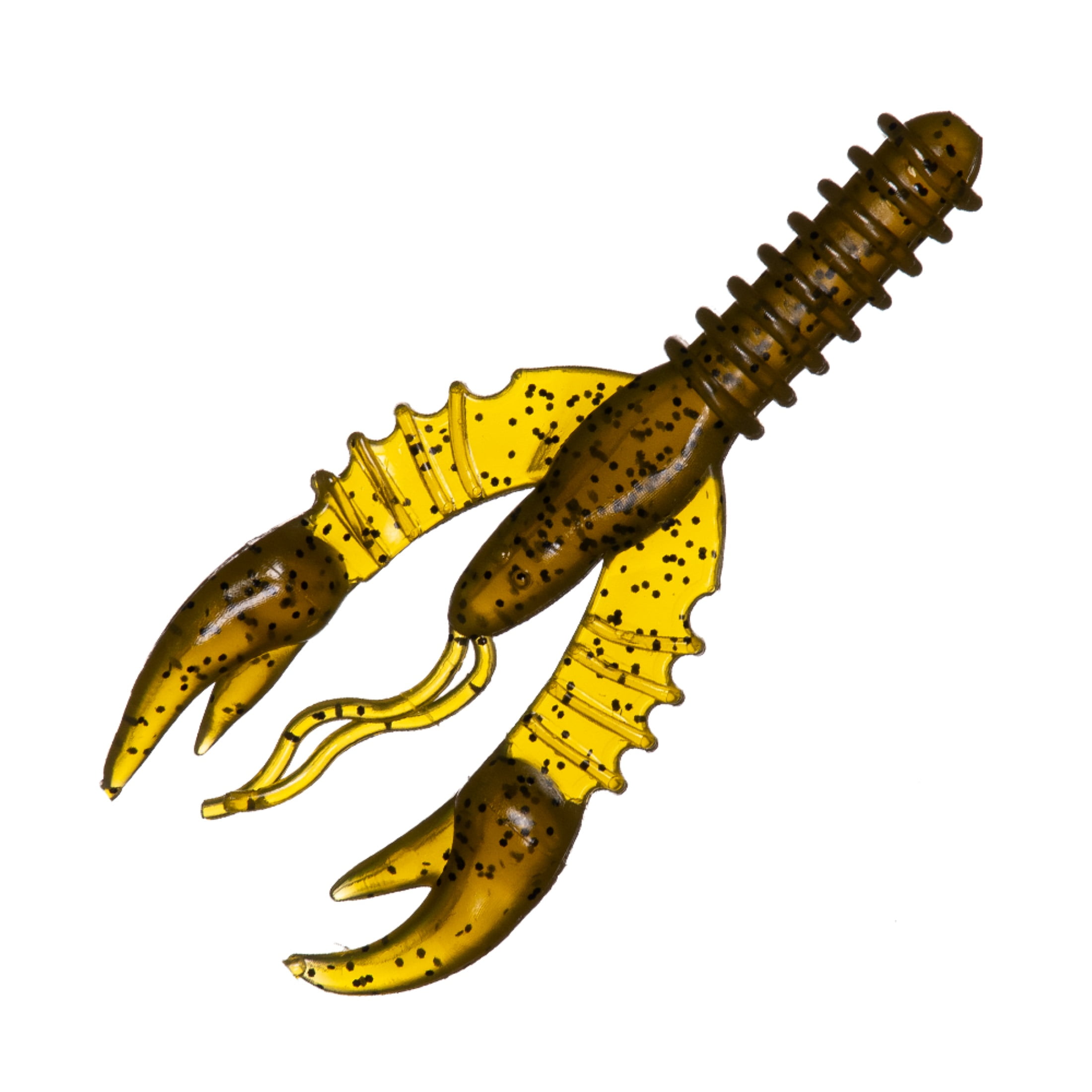 Arkie Lures Soft Bait Crawfish Jig Trailer, Color Green Pumpkin