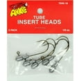 thumbnail interactive-video image 1 of Arkie Lures Tube Insert Grub Body Jig Head, Size 1/8 oz, Brass/Lead Color, 1 of 6