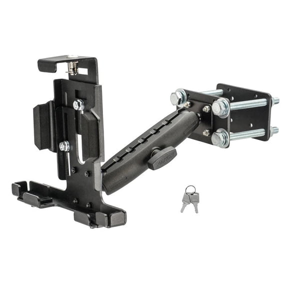 Arkon FLBK256TAB4 LockVise Metal Locking Forklift Front Guard Tablet Mount with 7.25" Shaft