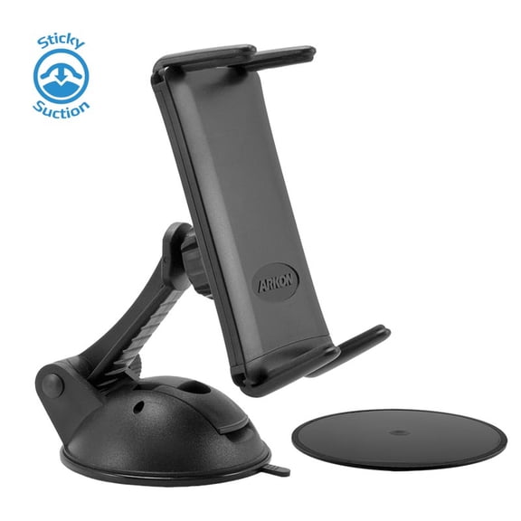 Slim-Grip Ultra Sticky Suction Windshield or Dash Phone Car Mount for iPad, Note, and more