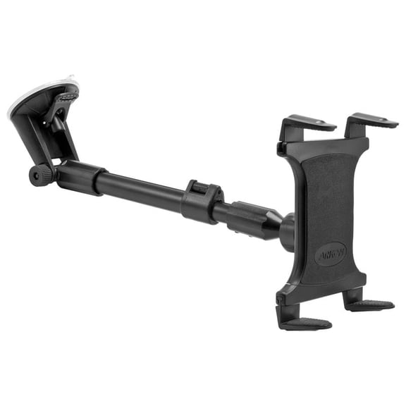 Slim-Grip Tablet Holder with Windshield Suction Mount and Extension Arm