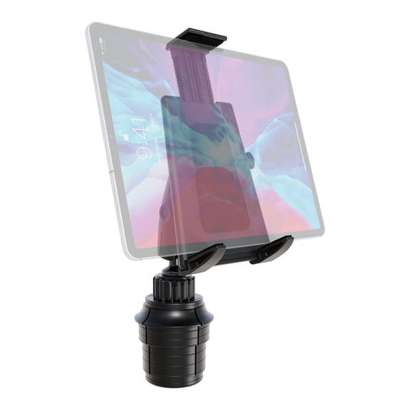 Universal Push-Button Tablet Cup Holder Mount