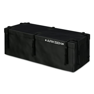 Arksen Extra-Wide 42 Cubic Feet Rooftop Cargo Carrier Bag Waterproof Heavy  Duty Car Roof Rack Bag For Full-Size Cars, 8 Door Hook Straps, 12  Reinforced Straps & Anti-Slip Mat, 83 x 48