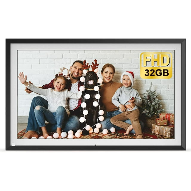 Arktronic 16 inch Large Digital Photo Frame 32GB, Smart Electronic Picture Frame,Send Photos via