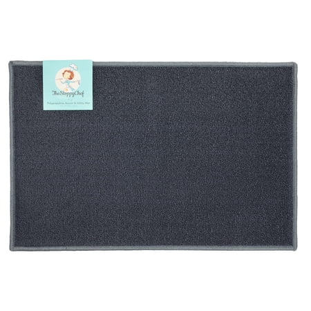 Arkwright Area Rug (26x45), Skid-Resistant Backing, Charcoal Grey