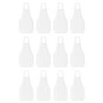thumbnail image 1 of Arkwright Bib Aprons (Bulk Pack of 12), For Cooking, Adjustable Ties, Knee-Length, Spun Polyester, White, 1 of 8