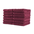 thumbnail image 1 of Arkwright Bleach Safe Jr. Salon Towels - 100% Ring Spun Cotton Hand Towel for Spa - (12 Pack) Burgundy, 1 of 9